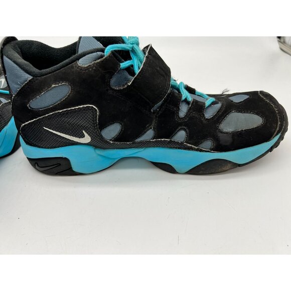 Nike Youth Air Turf Raider Cross Training Shoes Sneakers Mid Top Size 7Y Black - Picture 7 of 12